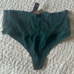 Victoria’s Secret Teal high waisted thong